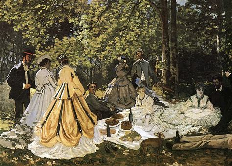 Le Déjeuner sur l'herbe,  Un Défi à la Tradition et Une Ode aux Plaisirs de la Vie