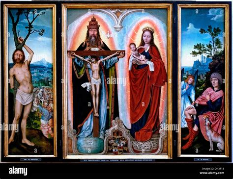 Le Triptyque de la Trinité: Une Exploration Colorée et Mystique du Divin