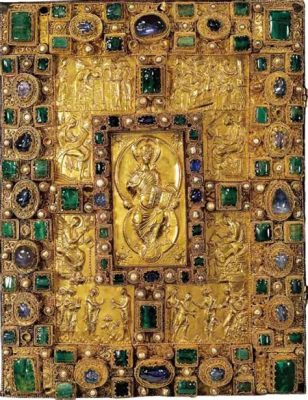 Le Codex Aureus de Lichfield: Une Splendeur Médiévale en Or et Encoupes !